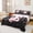 E, variant on Manfei Girls Pink Monogrammed Bed Sheets 4pcs, Personalized Letter C King Sheets, Kawaii Axolotl Cherry Blossoms Sheet Set, Breathable Home Decor