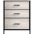 thumbnail image 4 of Sorbus Mesita de Noche con 3 Cajones - Mesita de Noche - Soporte de Mesa Auxiliar para Lámpara - Perfecta para Recámara, Recámara, Sala de Estar, Baño, Espacios, Calcetines, Ropa Interior y Más, 4 of 9