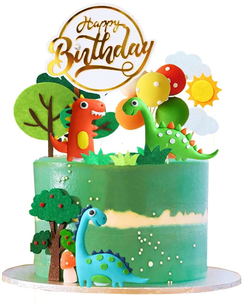 Dinosaur Cake Topper Dinosaur Birthday Dinosaur Party Favors