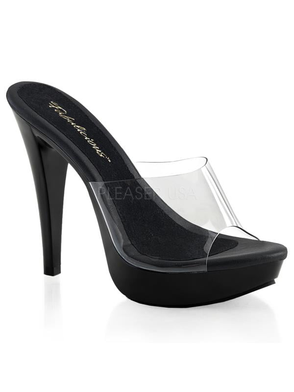 CTAIL501/C/B Fabulicious Shoes 5" Cocktail Clr/Blk Size: 7 CTAIL501/C/B Fabulicious Shoes 5" Cocktail Clr/Blk Size: 7