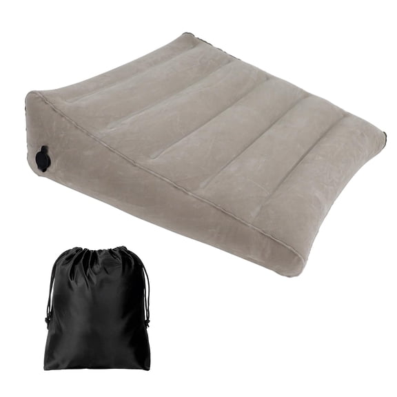 RoamReady Inflatable Wedge Pillow, for Adult Portable Adjustable Support, Acid Reflux, Leg Elevation, Post Surgery, Travel with Storage Bag