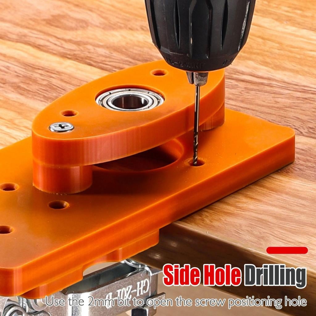 CEORPER 35mm Concealed Hinge Jig Set Hinge Drilling Hole Woodworking Tool Drill Bits
