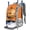 Orange, variant on 30 Baseball Backpack, Softball Bat Bag with Shoes Compartment for Youth, Boys and Adult, Lightweight Baseball Bag with Fence Hook Hold TBall Bat, Batting Mitten, Helmet, Caps, Teeball Gear
