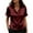 Red, variant on yievot Women's Blouse Satin Silk Button Down Shirts Casual Loose Short Sleeve Office Work Tops