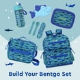 thumbnail image 7 of Bentgo Kids Lunch Bag - Double-Insulated, Reusable Lunch Bag for Kids 3+ with Adjustable Strap; Holds Lunch Box/Water Bottle/Snacks; Easy-Clean, Water-Resistant & Pockets (Shark), 7 of 7