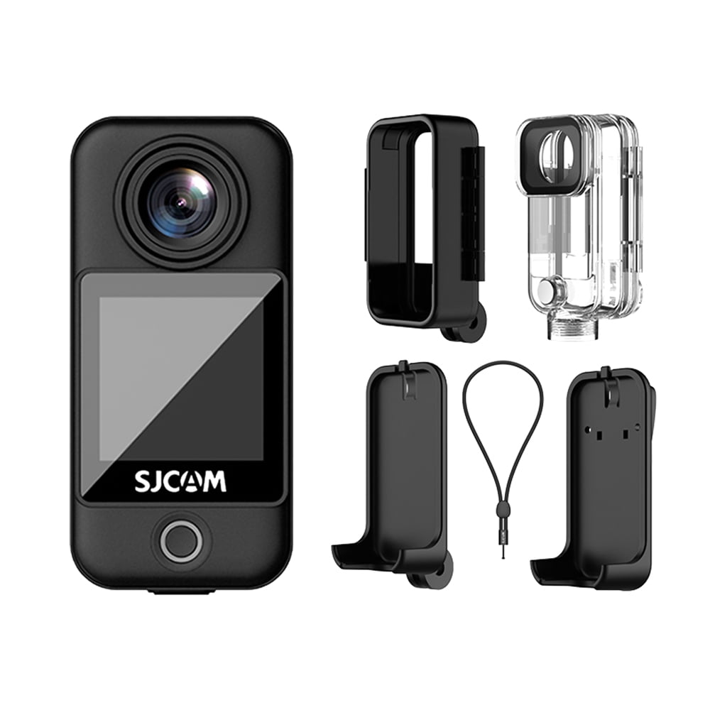 federatie Draad wolf SJCAM C300 Pocket 4K 30FPS Action 5G2.4G WiFi Sports 1.33 Inch Touch  Control Screens 154° Wide Angle Lens 6- Gyro Stabilization 30M Waterproof  with Detachable Battery - Walmart.com
