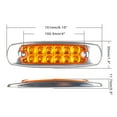 thumbnail image 4 of SCITOO fit for Boats Truck Trailer Pickups Universal Side Lights 12LED 2X Red/Amber Side Marker Clearance Lights Tail Lamps 12V Trailer Clearance Lights (Total of 4), 4 of 4