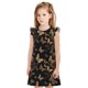thumbnail image 1 of Balery Modern Golden Butterfly Camisón de princesa para niñas, pijama de algodón con mangas abullonadas, suave y bonito.-X-Large, 1 of 6