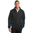 thumbnail image 1 of Port Authority J330 Men's Wind Jacket - Black/ Imperial Blue - 4X-Large, 1 of 2