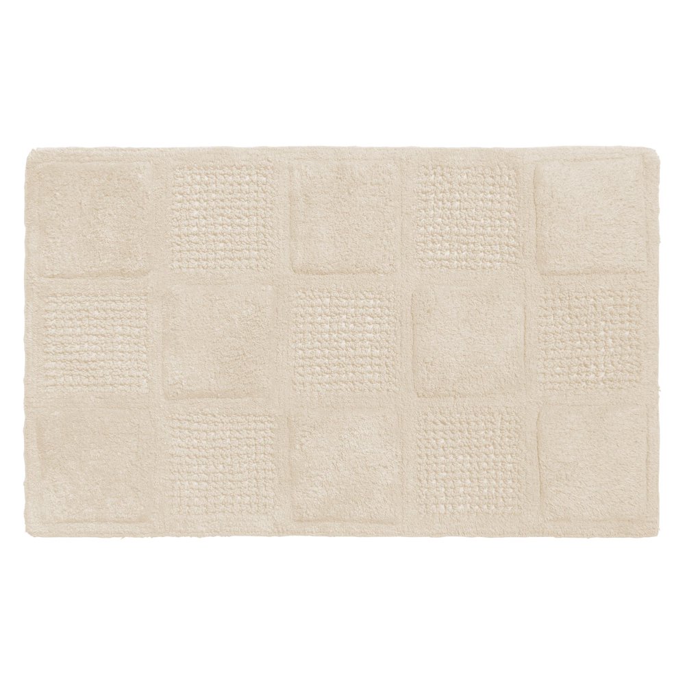 Waffle Weave 100 Cotton Bath Mat, Spa Blue