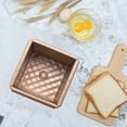 thumbnail image 3 of Square Loaf Pan with Lid Toast Mold Bread Pan Pullman Loaf Pan with Cover Non-Stick Mini Water Cube Toast Box, 3 of 5