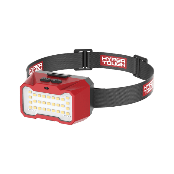 Hyper Tough 1000 Lumen Rechargeable Head Lamp with Dual Power and Hands Free Operation