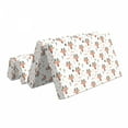 thumbnail image 2 of Forest Foldable Mattress, Deer Face in Floral Design, 78.7" x 47.2", Rust Rose and Dark Blue Grey, by Ambesonne, 2 of 6