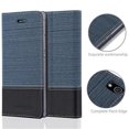 thumbnail image 2 of Cadorabo Cover for Huawei ASCEND P7 Case in DARK BLUE BLACK magnetic closure, 2 of 6