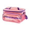 thumbnail image 3 of Case de transporte portátil, bolsa de audio de reproductor Viaje de viaje al aire libre con correa para el hombro y mango para auriculares, 3 of 9