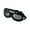 Grey, variant on Retro Flat Goggles Vintage Windproof Riding Motorcycle UV-Cut Tinted Sunglasses