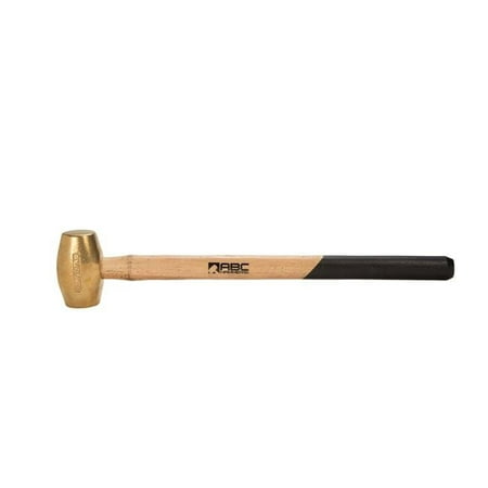 

ABC Hammers ABC6BWS 24 in. 6 lbs Brass Hammer with Wood Handle