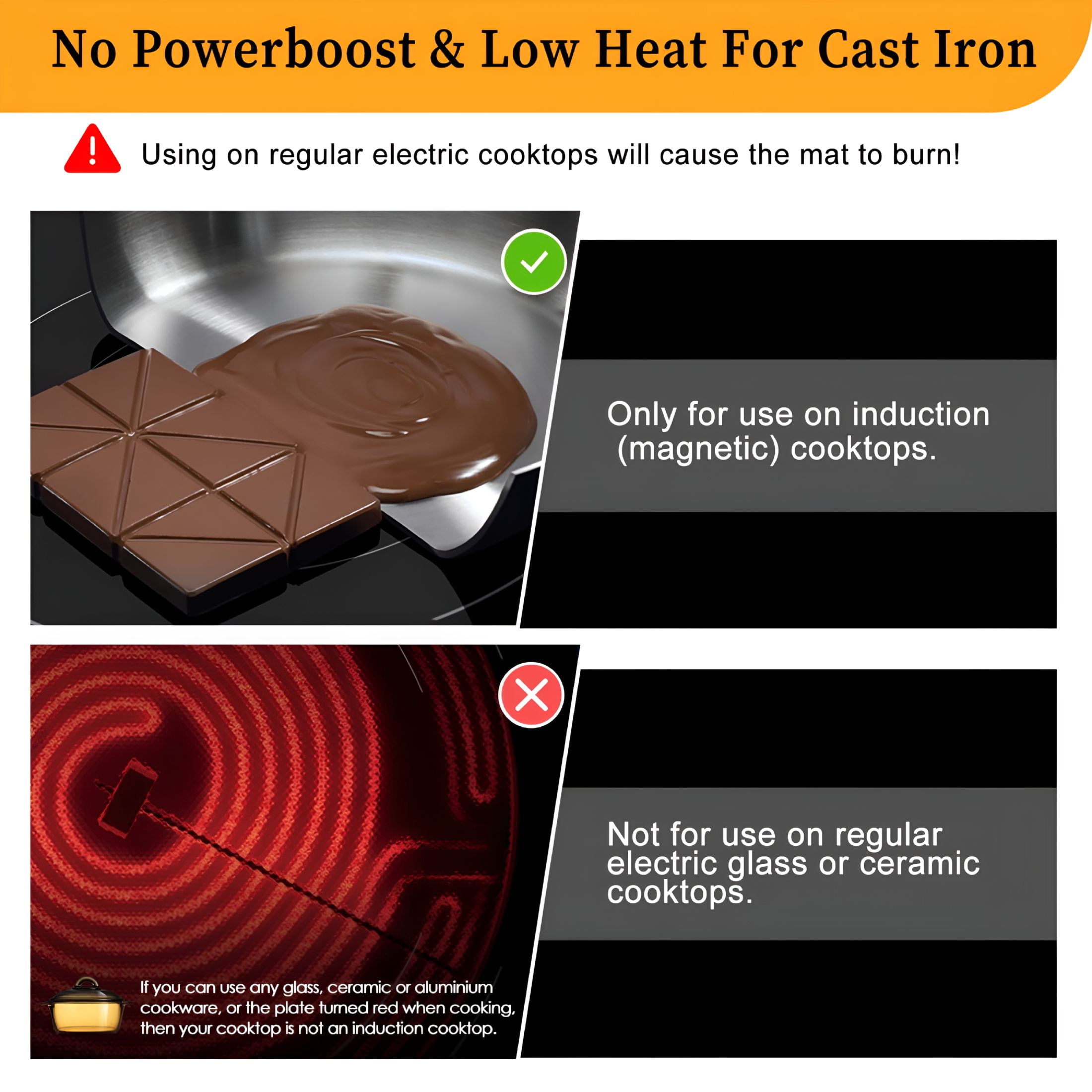 HIBIBUD 2026 New Large Induction Cooktop Protector Mat 21.2X35.4",Magnetic Electric Stove Covers Antistrike Glass Top Stove Cover,Silicone Induction Cooktop Mat for Electric Stovetop