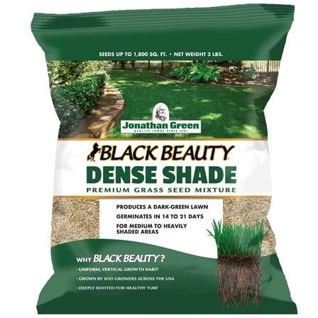 Jonathan Green (10600)ITSC Black Beauty Dense Shade Grass Seed - Cool Season Lawn Seed (3 lb)