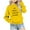 Yellow, variant on Sweatshirts For Girls Children's Shirt Long Sleeved Printed T-Shirt Printed Round Neck Short Tops Suitable for Boys and Girls Aged 1-12 T-Shirts Toddler Boys T Shirts Black 5T