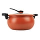 thumbnail image 5 of Olla a presión para sopa y carne, antiadherente, multiusos naranja, 5 of 9