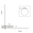 thumbnail image 4 of ANGARA Natural 0.31 Ct. Diamond Fashion Ring in 14K White & Yellow Gold for Women (Ring Size: 3.5), 4 of 9