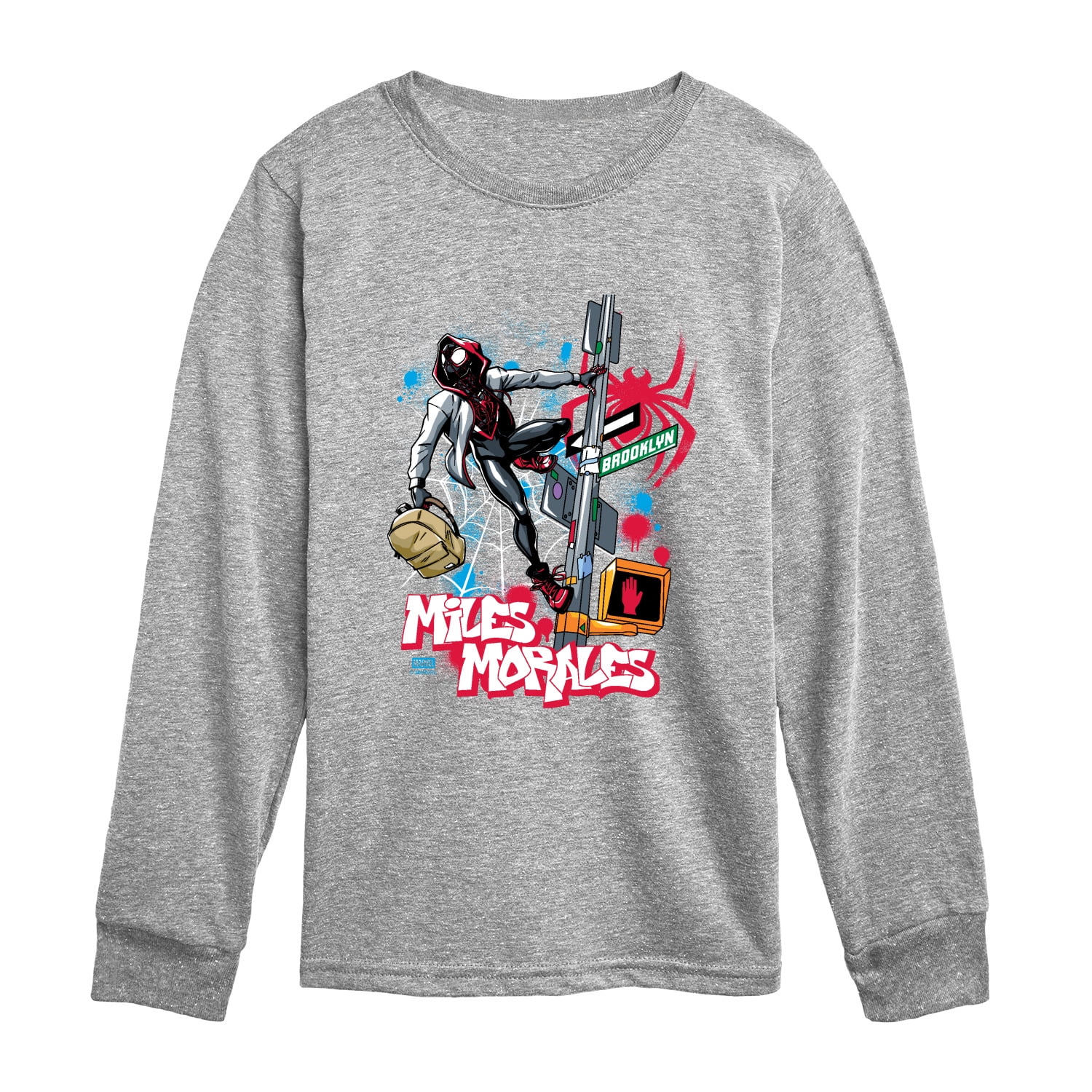 Spider-Man - Miles Morales Boys Long Sleeve Graphic T-Shirt