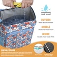 thumbnail image 2 of Travel Cooler Bag - Pioneer Flower Floral Print Pattern Camping Beer Cooler Backpack with Bottle Opener- Waterproof Insulated Picnic Backpacks - Cooler Bag for Beach, 2 of 6