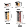 thumbnail image 2 of Storage Containers for Kitchen Organization | Airtight Cereal Dry Food Storage Container for Pantry Flour Grains Snacks and More, 2 of 2