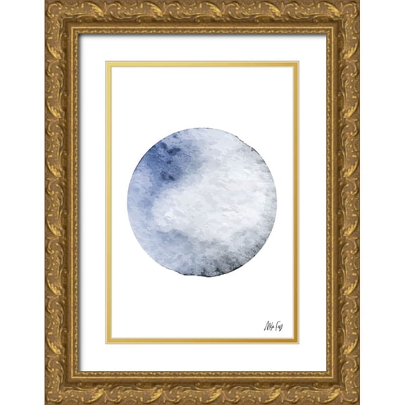 Fay, Mela 17x24 Gold Ornate Wood Framed with Double Matting Museum Art Print Titled - Pluto