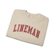 thumbnail image 3 of Lineman Sweatshirt Gifts Crew Neck Shirt Long Sleeve Unisex, 3 of 5