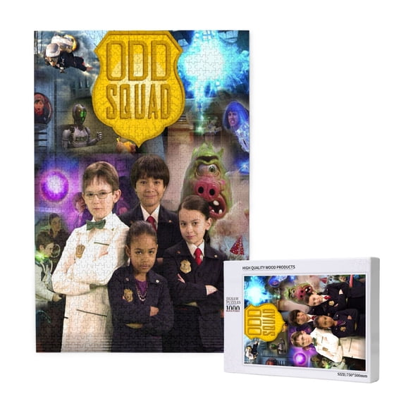 Odd Squad Jigsaw Puzzle,1000 puzzle pieces Gift Toys Art Home Decor