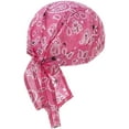 thumbnail image 2 of Pink Paisley Doo Rag - Single Piece, 2 of 6