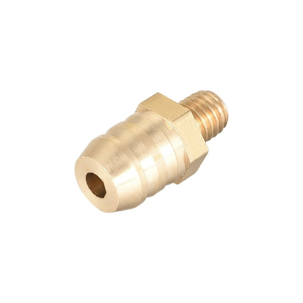Brass Fitting Connector Metric M5x0.8 Male to Barb Hose ID 8mm 2