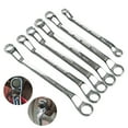 thumbnail image 5 of Ruibeauty Offset Box End Wrench Spanners Carbon Steel Metric 45-Degree Long Double Ring, 5 of 7