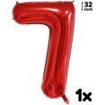 thumbnail image 3 of Set de decoraciones para fiesta de dinosaurios: globo rojo número 7, globos de dinosaurio, decoraciones de cumpleaños de dinosaurio, decoraciones de dinosaurio T-Rex Tiranosaurio Rex, 3 of 5
