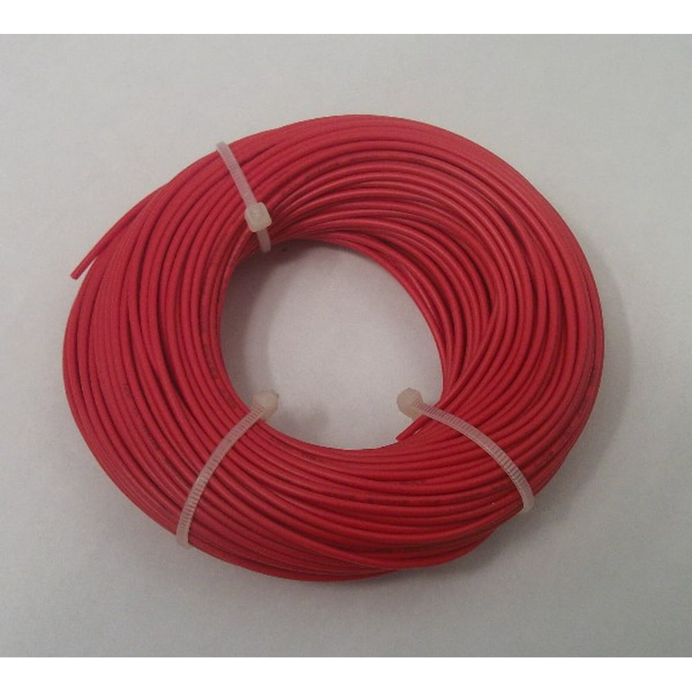 22 AWG tinned copper stranded hook up wire, 100 feet per RED UL1007