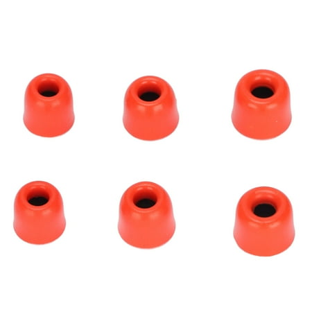 

2024 6pcs Replacement Eartips Noise Reduction Memory Foam Earplugs for 4.3mm6.0 mm EarphonesRed