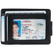 Alpine Swiss Mens RFID Safe Magnetic Money Clip Wallet Slim Front Pocket Wallet
