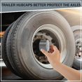 thumbnail image 3 of XINQIHANG 4 Pcs Capuchons de Roulement, Capuchon de Moyeu de Roue 1,98 Pouces, Couvercle de Roulement Central, Capuchons Anti-Poussière en Caoutchouc, Compagnon de Protection pour Bateau Remorque Camion SUV RV Accessoire Universel, 3 of 7