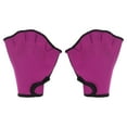 thumbnail image 1 of Unique Bargains Gants de Natation Tissés Gants de Résistance à la Natation Accessoires d'Entraînement Résistants à l'Eau Rose Rouge, G, 1 of 7