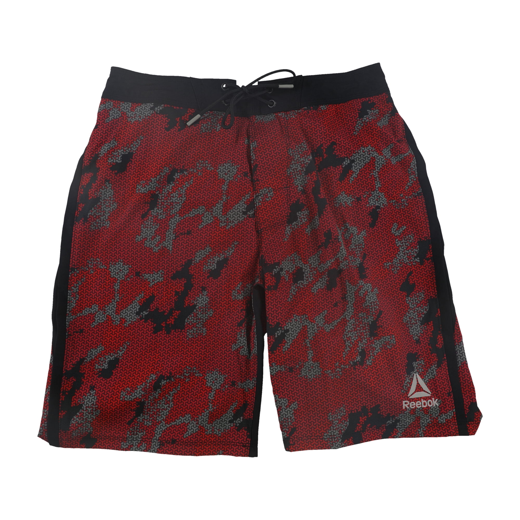Reebok Bas de Maillot de Bain Jacquard pour Hommes, Multicolore, Petit