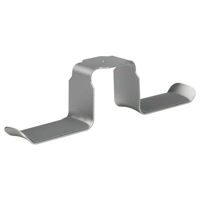 Soporte para auriculares Soporte para auriculares Gancho para colgar Escritorio Mesita de noche Aleación de aluminio Estante para colgar, Almohadilla de silicona, Plata Inevent EL001441-01