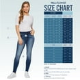 thumbnail image 5 of WallFlower Women's Luscious Curvy Bootcut Mid-Rise Insta Stretch Juniors Jeans (Standard and Plus), 5 of 8