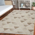 thumbnail image 2 of Mink Geometric Area Rugs for Living Room Washable Rugs Boho Moroccan Area Rug Soft Neutral Geometric Bohemian Carpet Distressed Indoor Rug for Bedroom Dining Room Office Foldable Nonslip Rug, 2 of 9