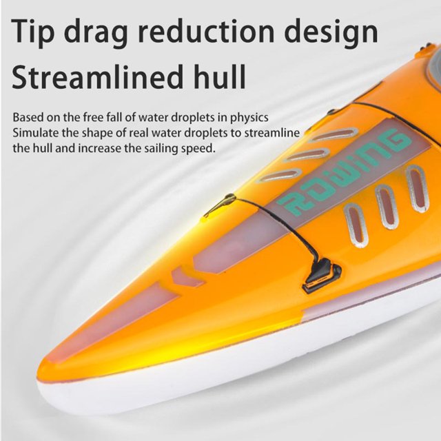 Bateau Télécommandé, Pagaie Lac Télécommandée avec Piscine et Led Bateau Étanche et d'Équilibre Enfants Huiop avec Pagaie Équilibre Enfants - Pagaie Bateau Télécommandé Bateau Étanche Lac Rivière