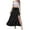 Black, variant on Women's Summer Balck Maxi Skirt, Side Split Flowy Long Boho Skirts Pencil Skirt for Women Black M