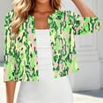 thumbnail image 3 of Livrdious Womens Sweaters 3/4 Sleeve Bolero Shrug Cropped Cardigan for Women Dresses Open Front Lightweight Business Casual Cover Up, S-2XL, 3 of 5