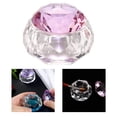 thumbnail image 2 of Cristalería de Cristal Sunnimix Nail Art Dish Herramientas de Peinado Rosado, 2 of 8