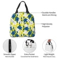 thumbnail image 4 of Easygdp Lilies Flowers Bolsa Térmica Premium - Tela Oxford Impermeable, Gran Capacidad, Bolsillo Frontal, Unisex para Trabajo, Escuela, Actividades al Aire Libre y Picnics, 4 of 8